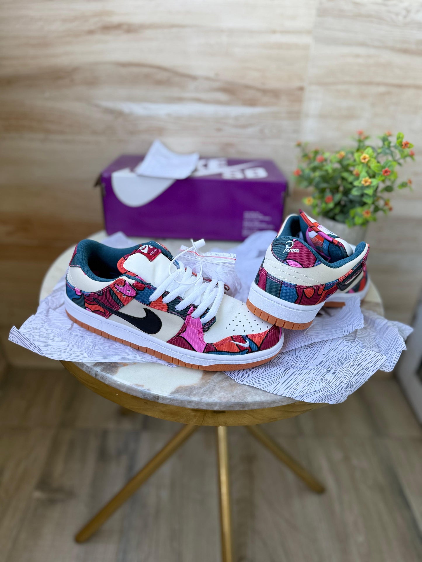 Nike sb dunk parra abstract
