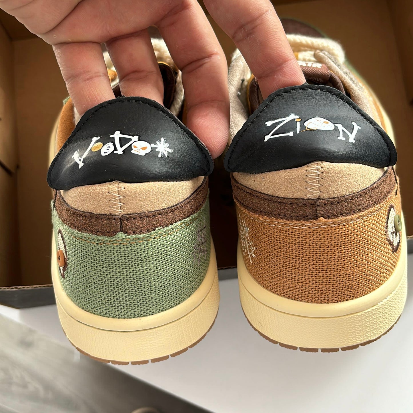 JORDAN CUT LOW VOODOO BROWN