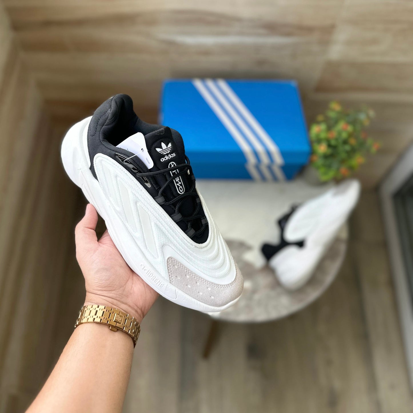 ADIDAS ORGINALS OZELIA WHITE BLACK