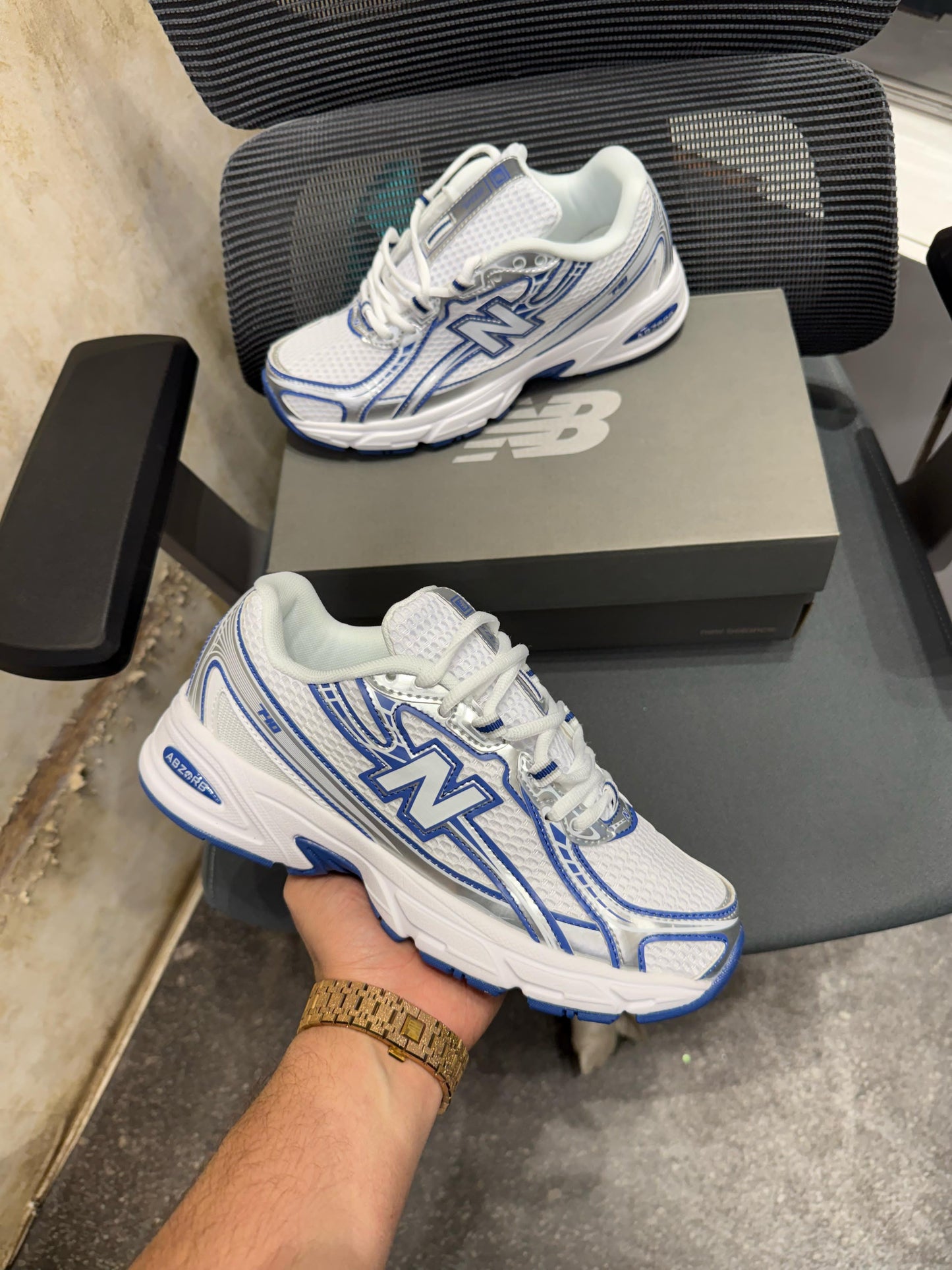 New balance 740 blue algate