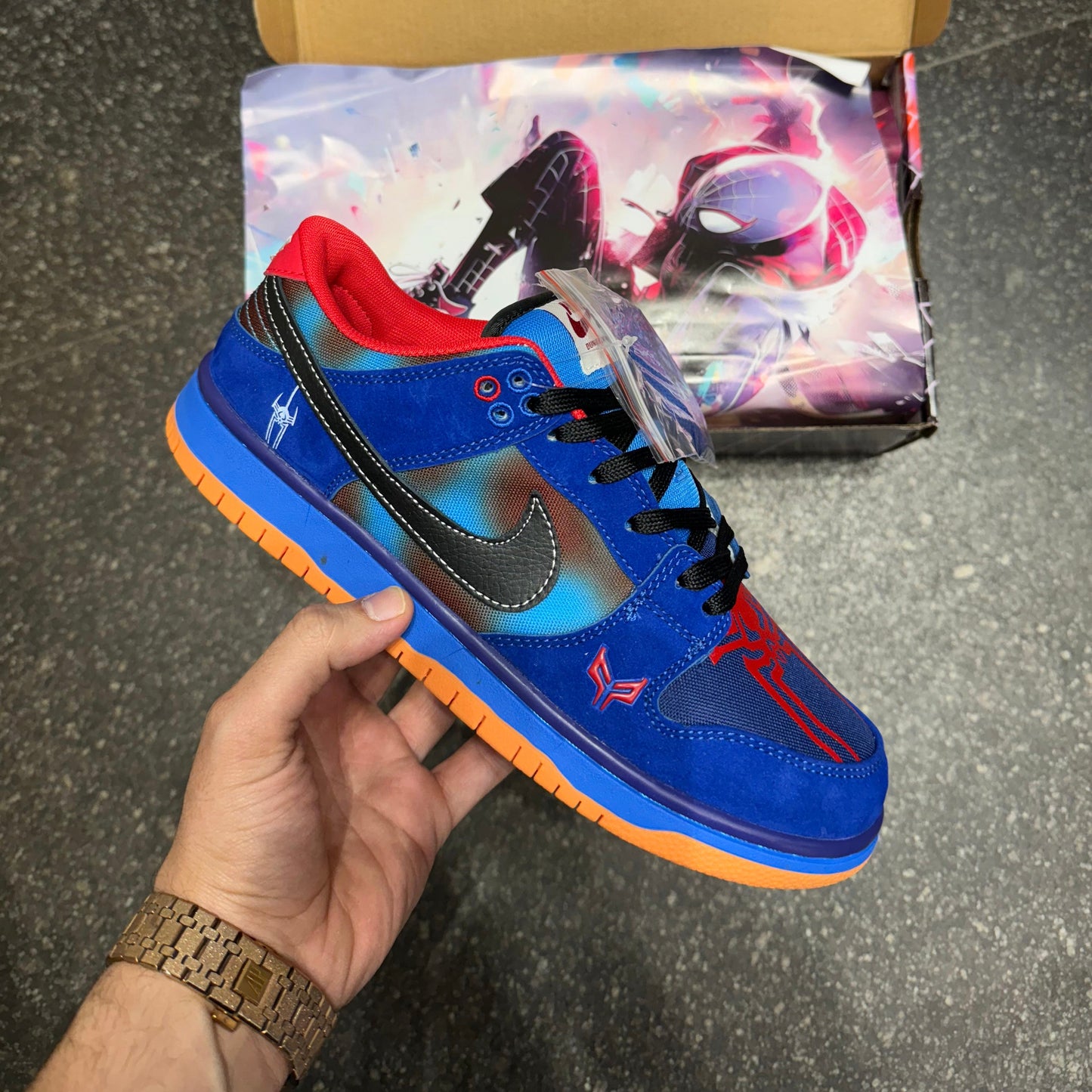 NIKE SB DUNK LOW SPIDER BLUE 2024