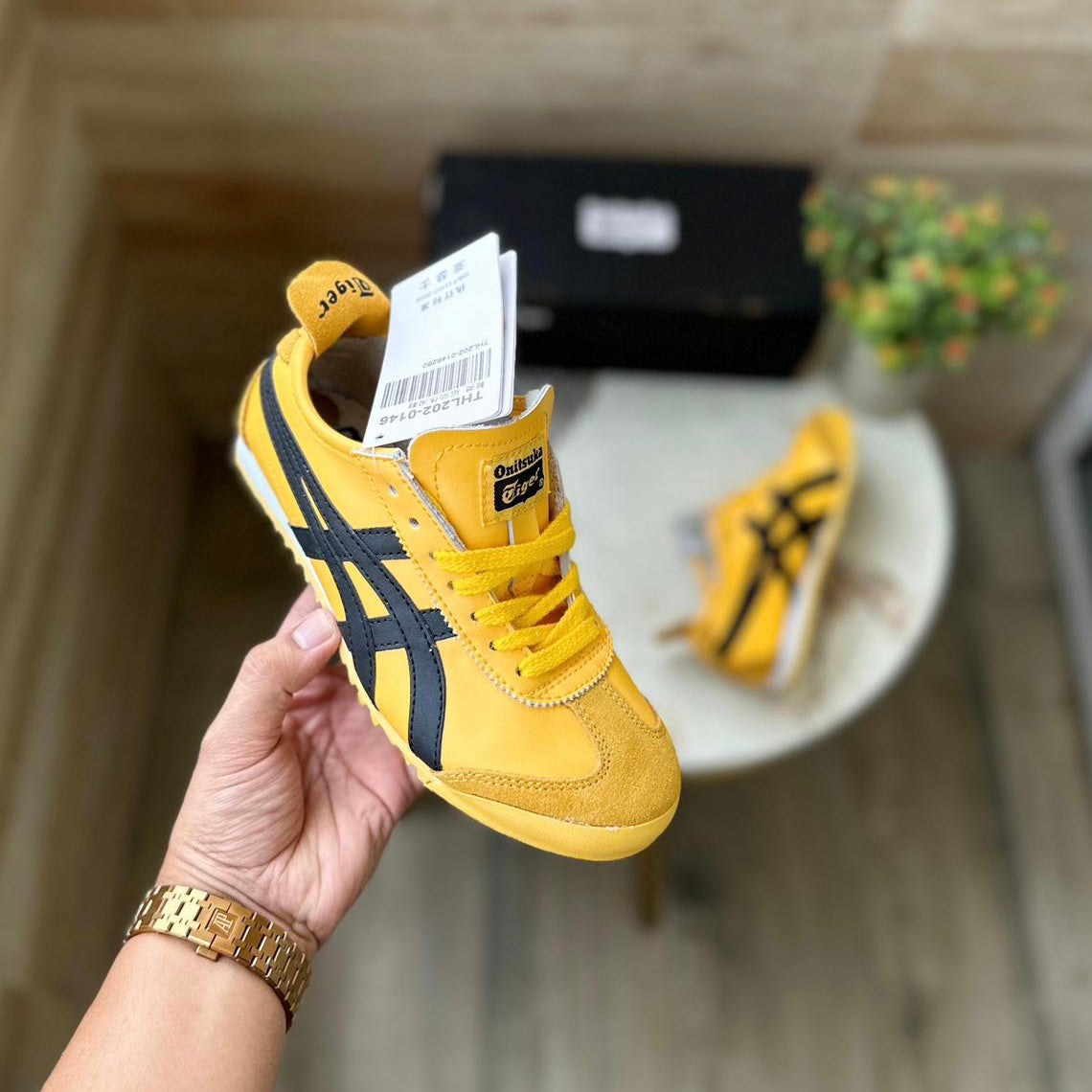 ONITSUKA TIGER LEATHER YELLOW