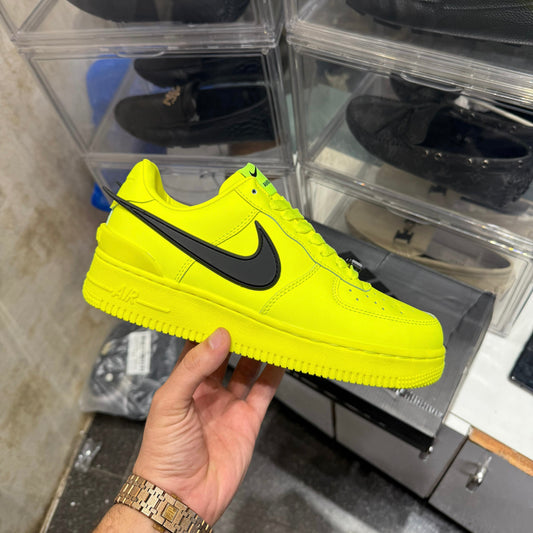NIKE AIRFORCE 1 X AMBUSH FLASH LIME