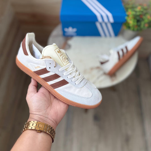ADIDAS ORGINAL SAMBA WHITE BROWN