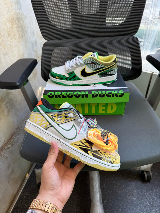 Nike sb dunk low what the duck university oregon