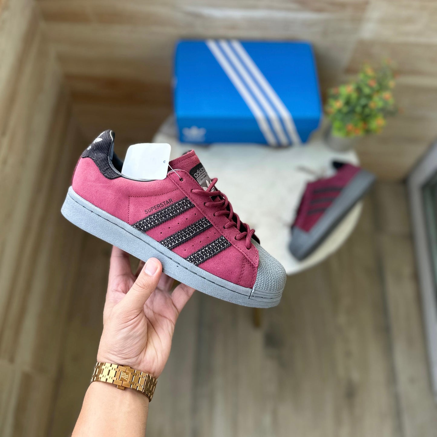 ADIDAS ORGINALS SUPERSTAR BLOODY RED