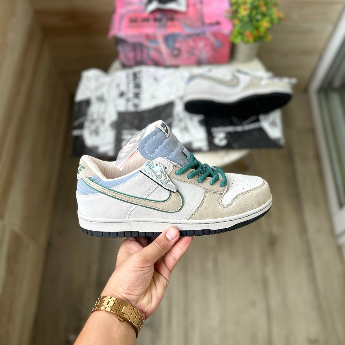 NIKE SB DUNK LOW X OTOMO KOTSUHIRO GREY BLUE
