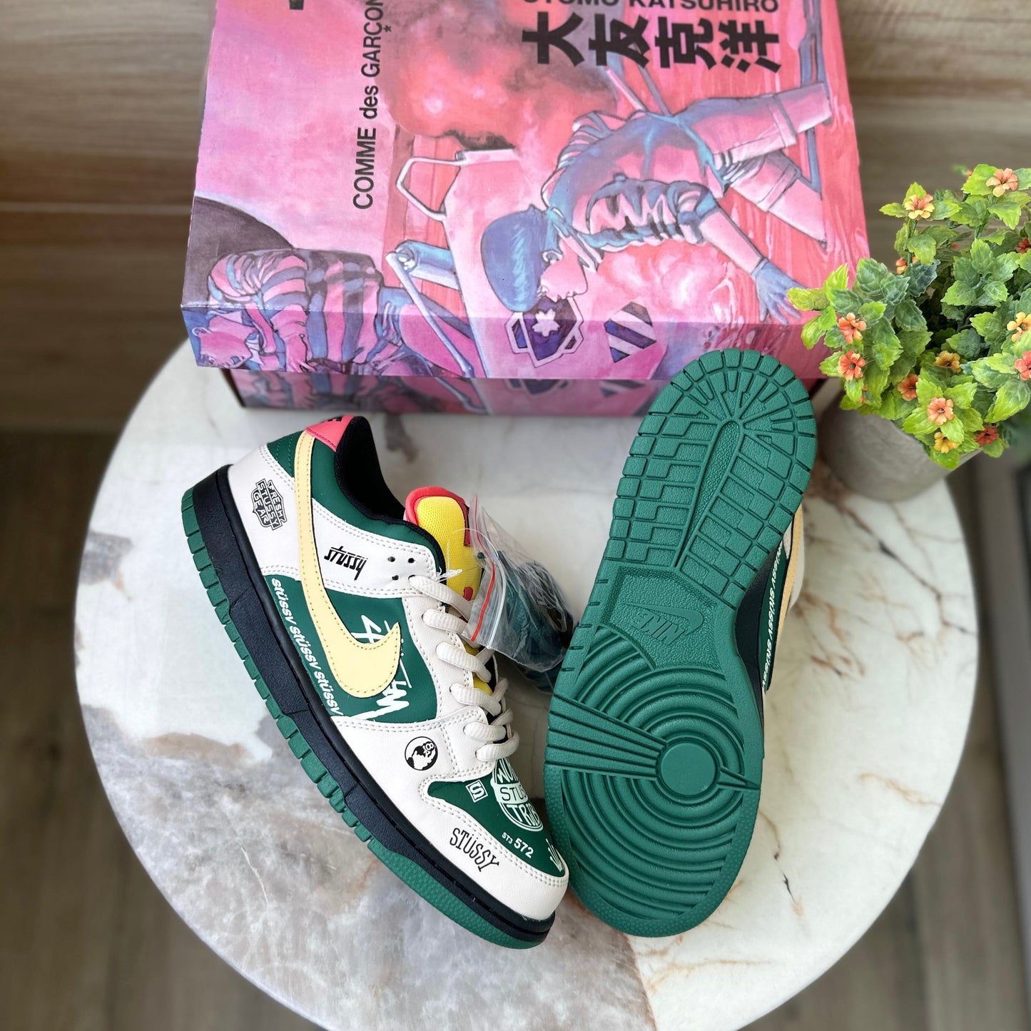 NIKE SB DUNK STUSSY JUST DO IT