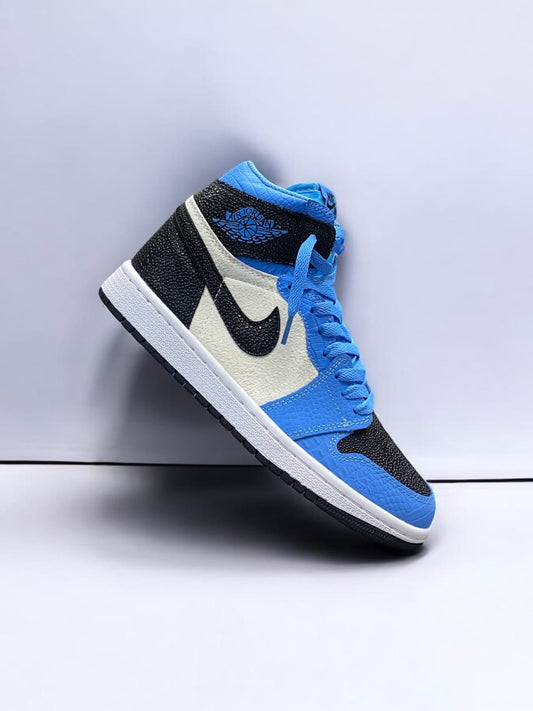 Air jordan 1 spider verse unc blue