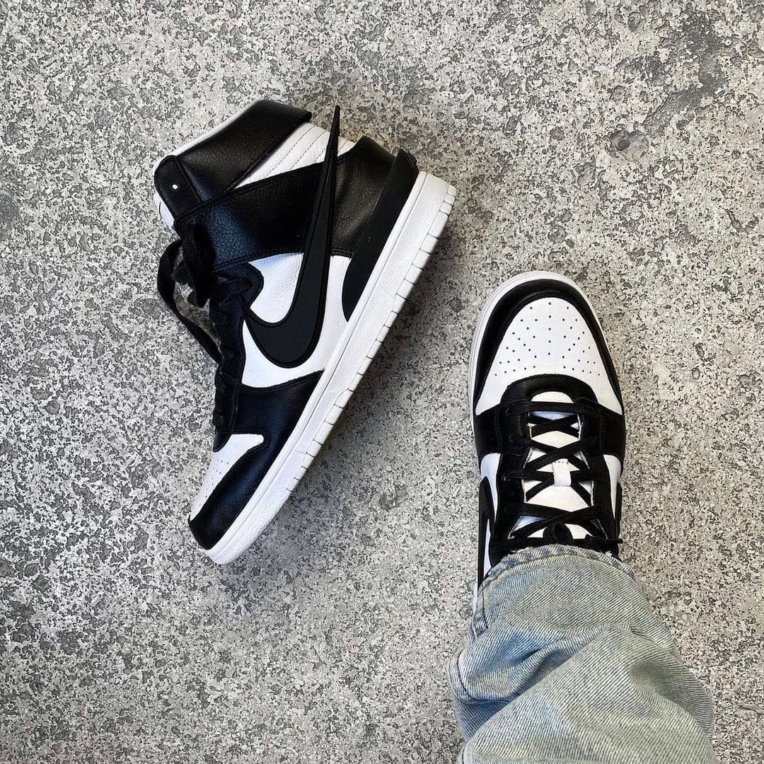 NIKE DUNK HIGH X AMBUSH BLACK WHITE