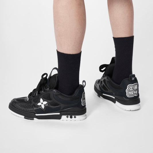 LOUIS VUITTION TRAINER BLACK DENIM