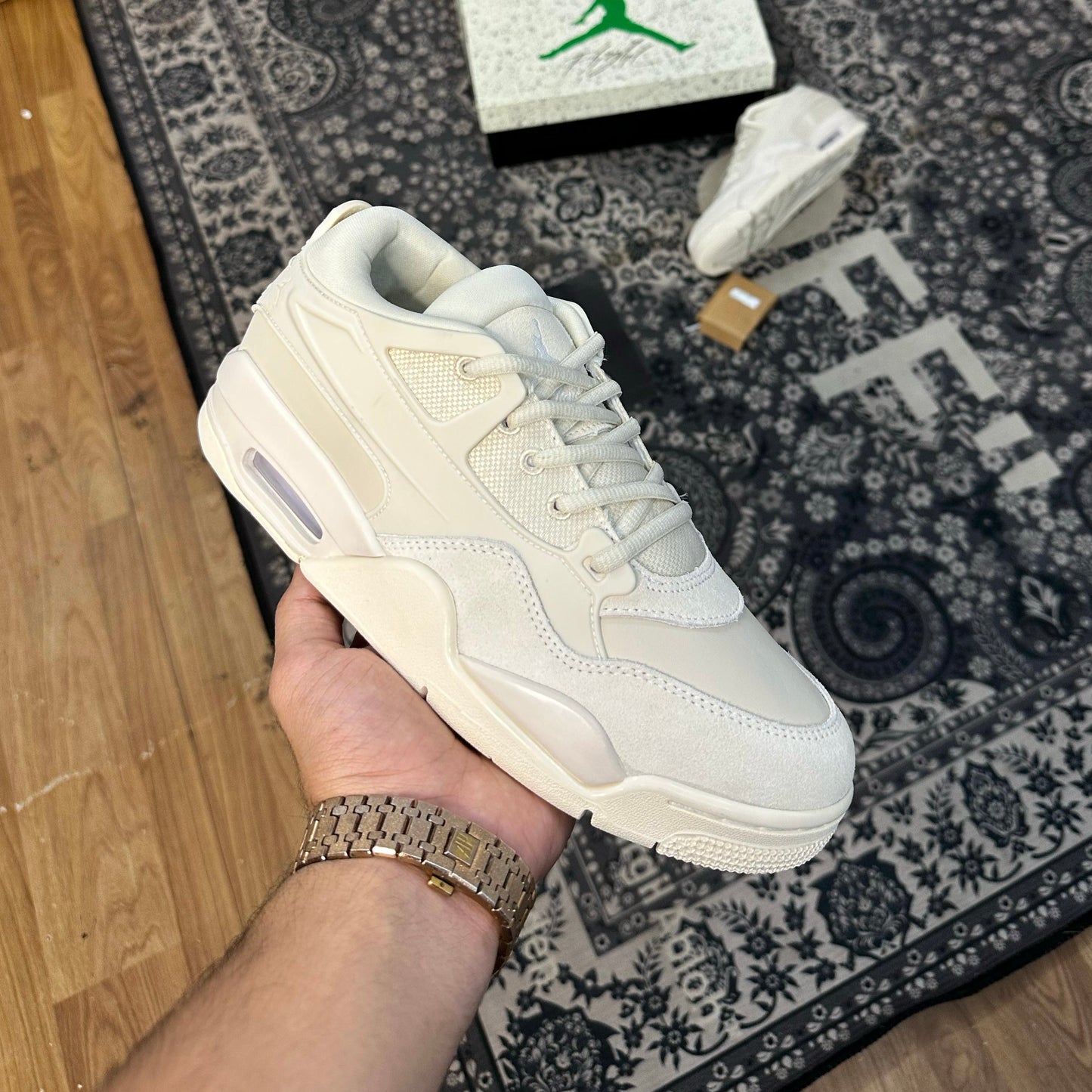 Air jordan 4 rm legend light brown ua