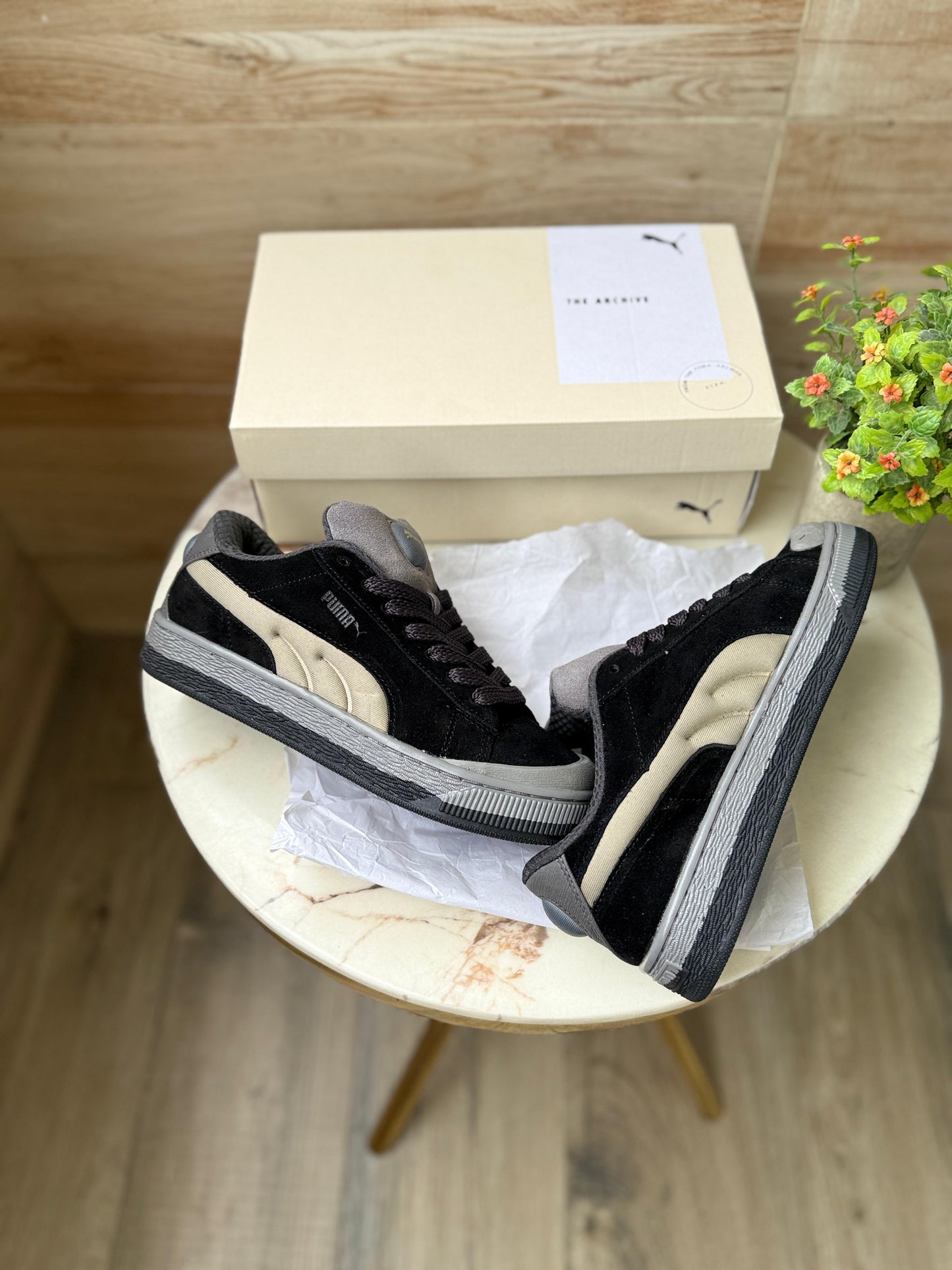 PUMA XL SUEDE CRUSH BLACK GREY