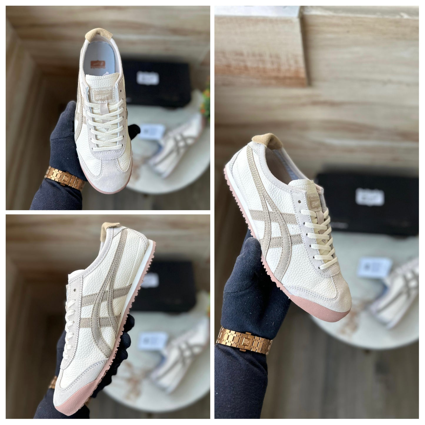 ONITSUKA TIGER LEATHER GREEN