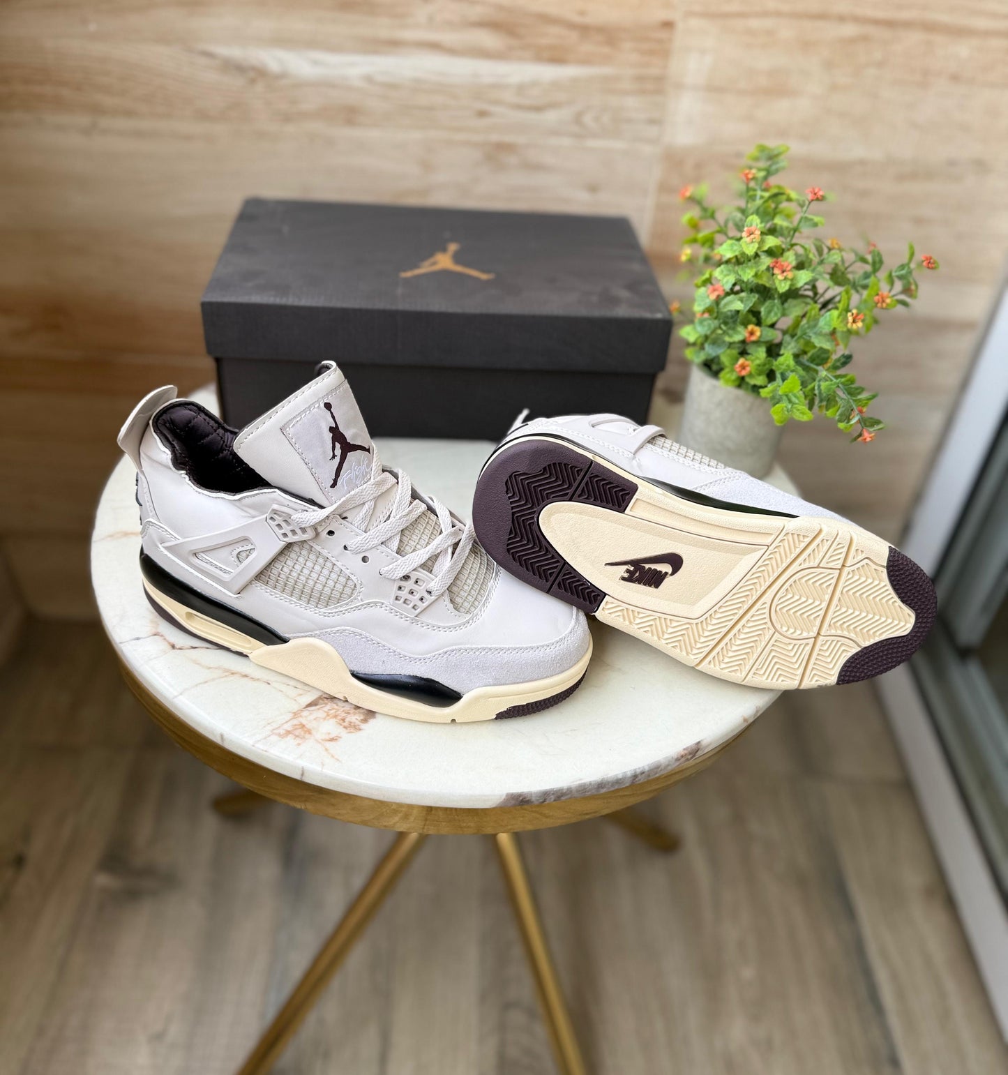 Air Jordans retro 4 maniere violet