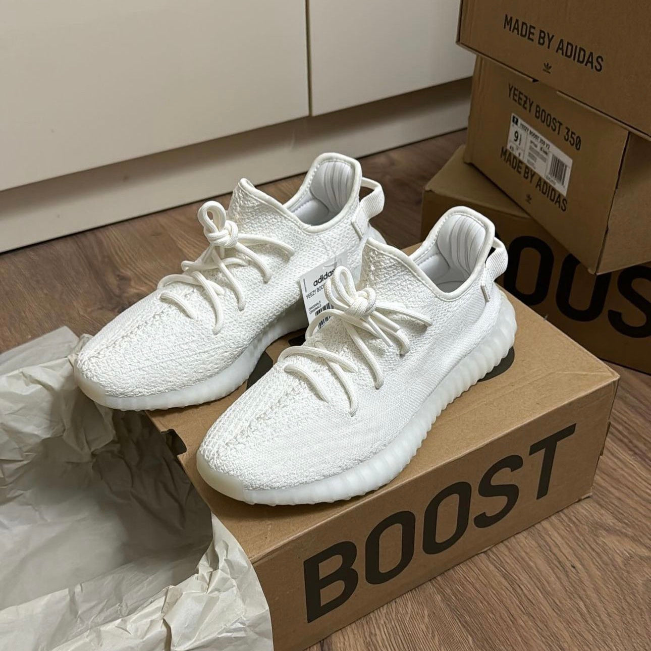 ADIDAS YEEZY 350 V2 OREO WHITE