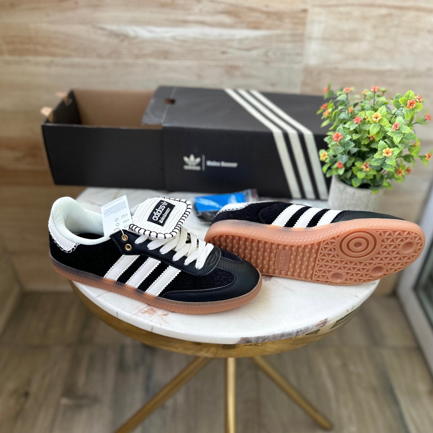 ADIDAS SAMBA X WALES BONER  BLACK