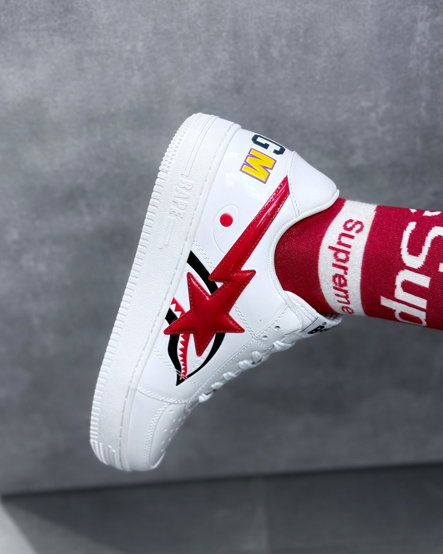 BAPE STS INSPIRED RED WHITE