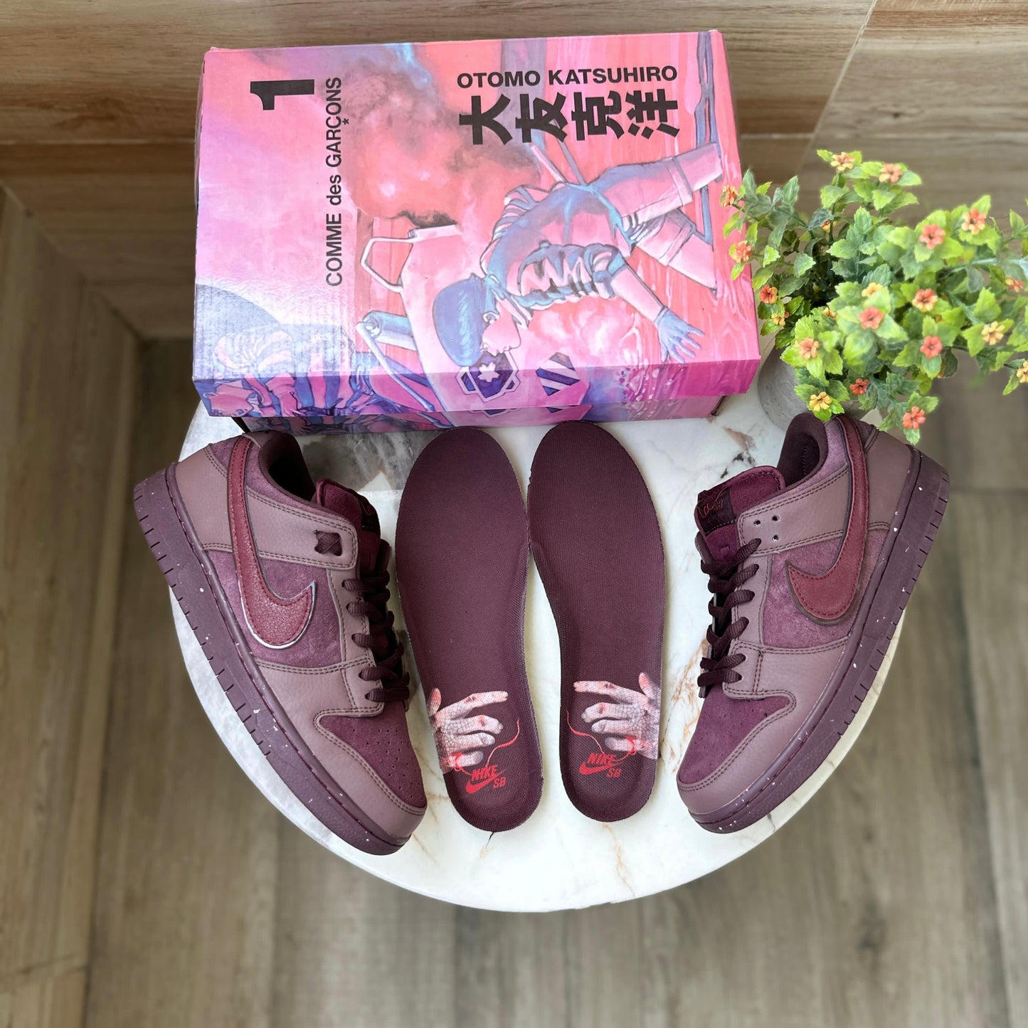 NIKE SB DUNK BURGUNDY CRUSH
