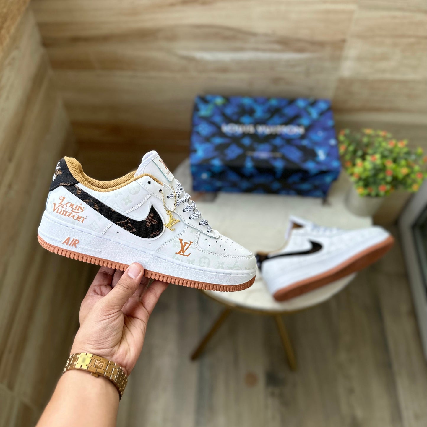 NIKE AIRFORCE LOUIS VUITTION 2024