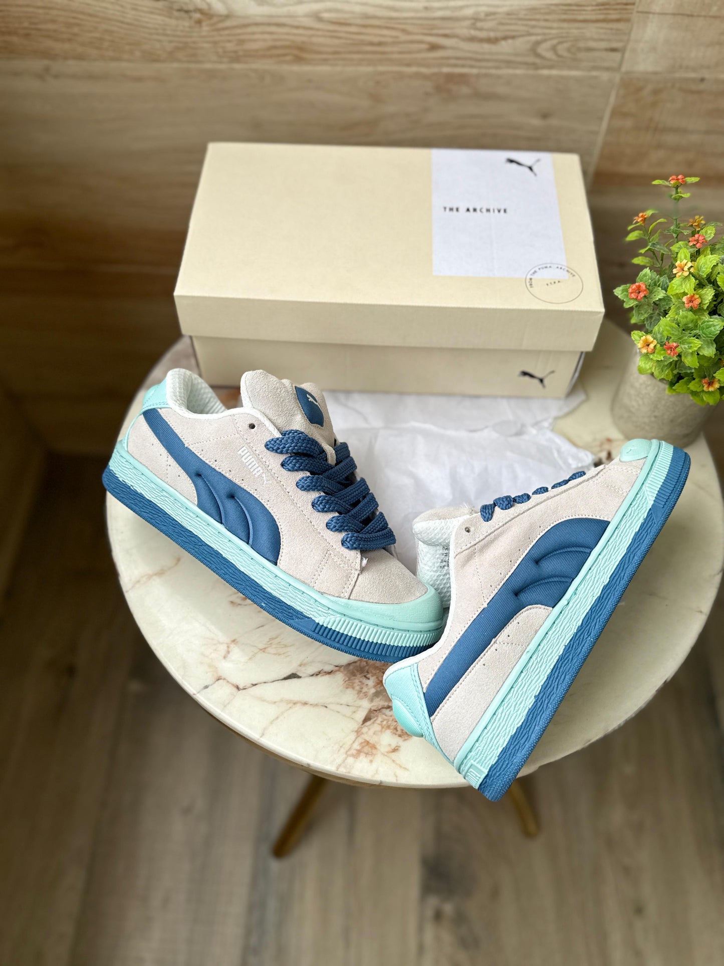 PUMA XL SUEDE CRUSH GREY BLUE