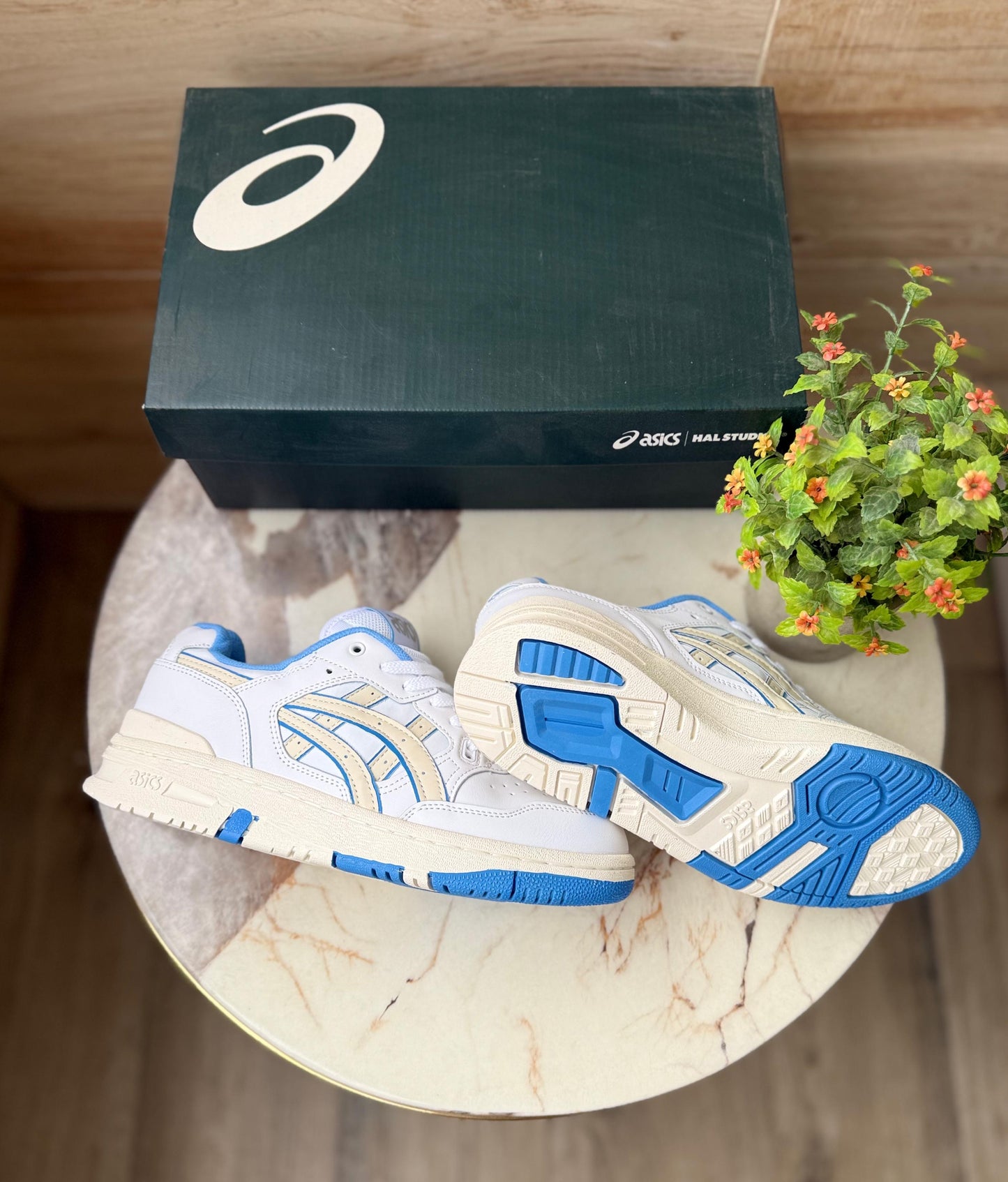 Asics ex 89 white cream sky