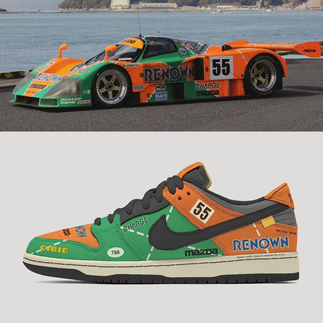 Nike sb dunk renown mazda