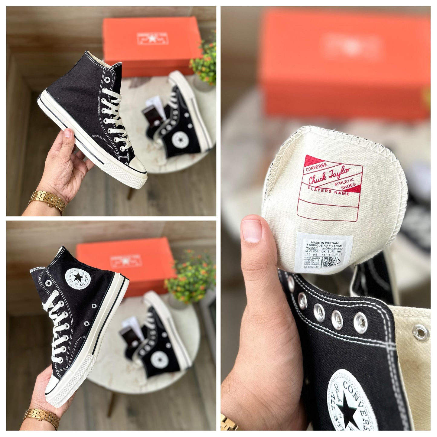 CONVERSE CHUCK 70 BLACK WHITE