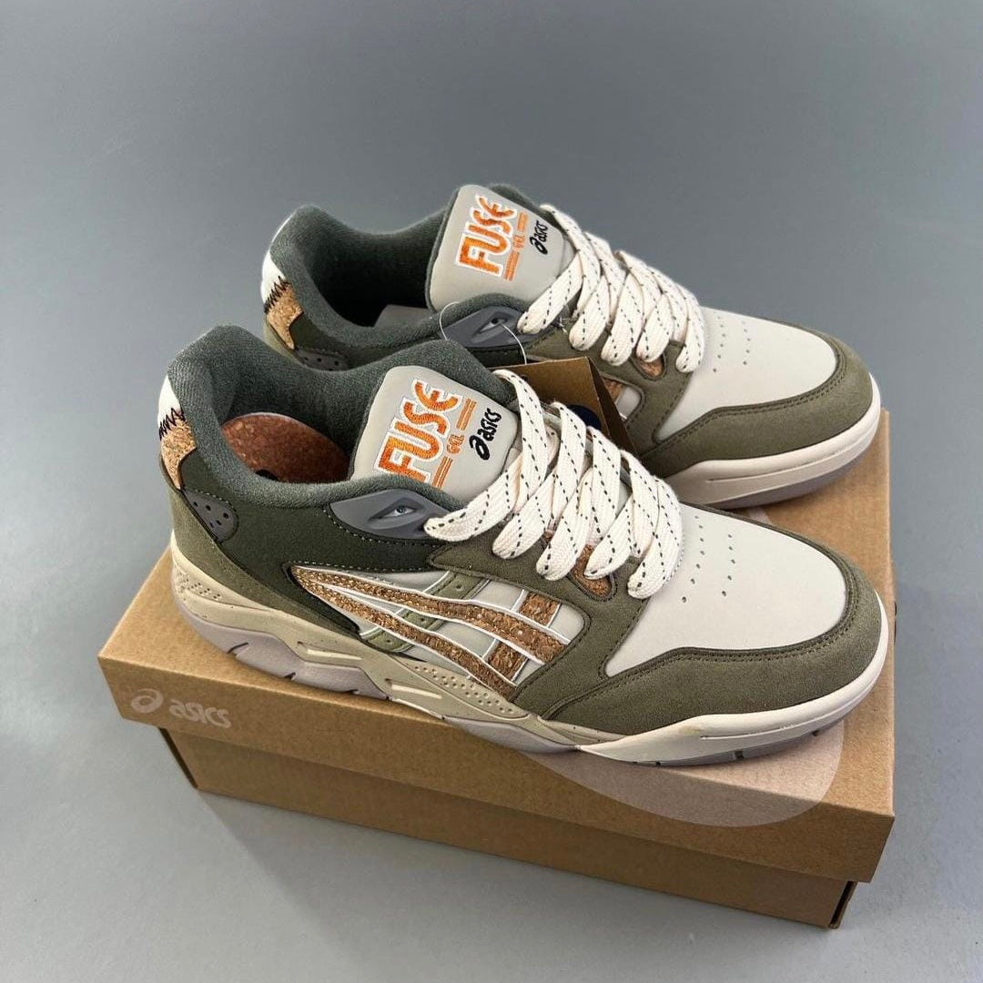 ASICS GEL FUSE KIGO OLIVE BEIGE