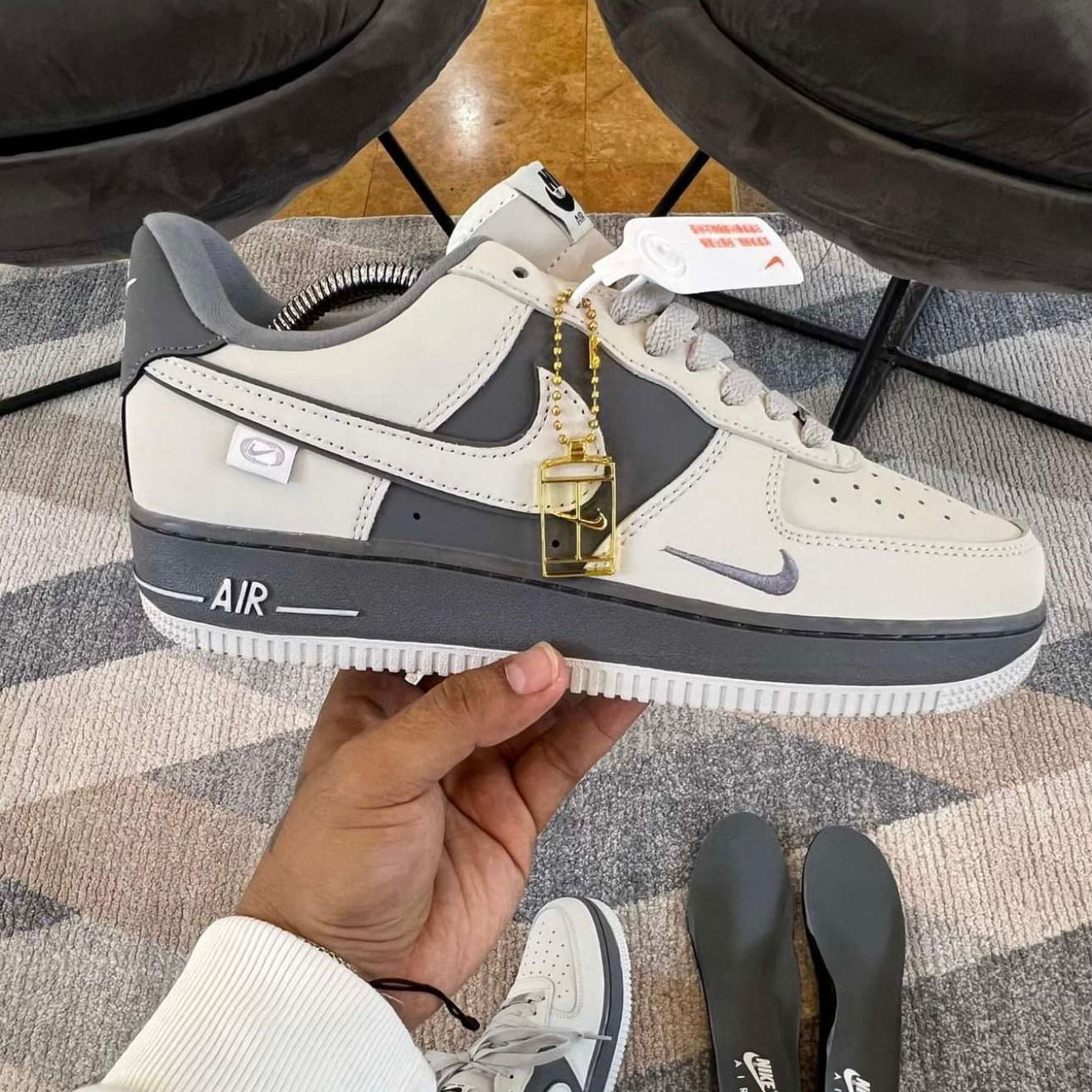 NIKE AIRFORCE ONE EPIC GREY