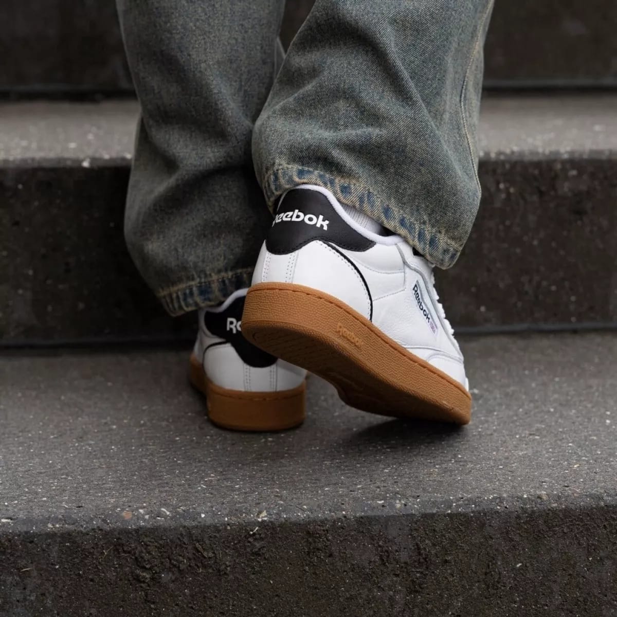 REEBOK CLUB C BULC WHITE BLACK