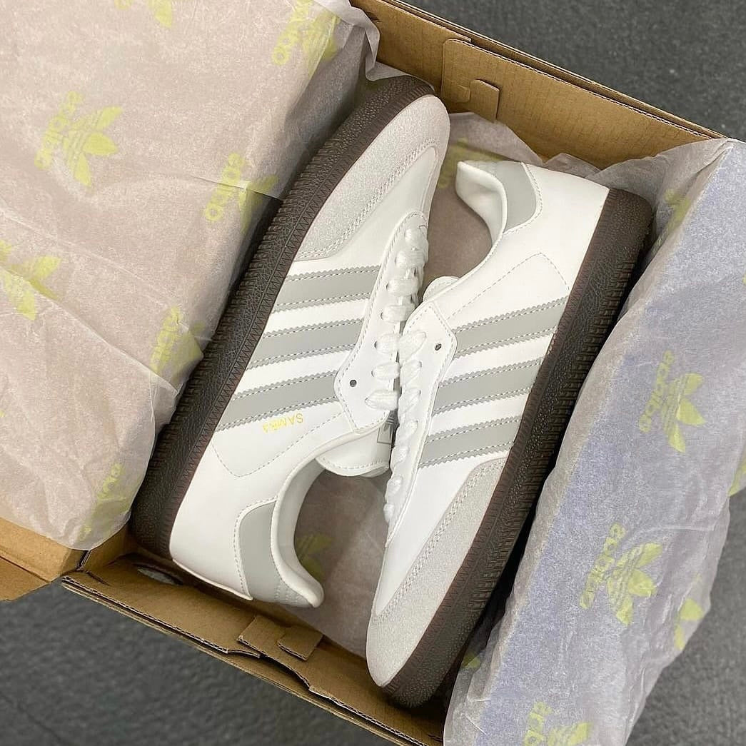 ADIDAS SAMBA CORE WHITE GREY