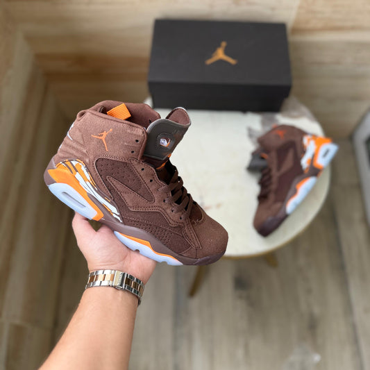 Air Jordans mvp brown orange