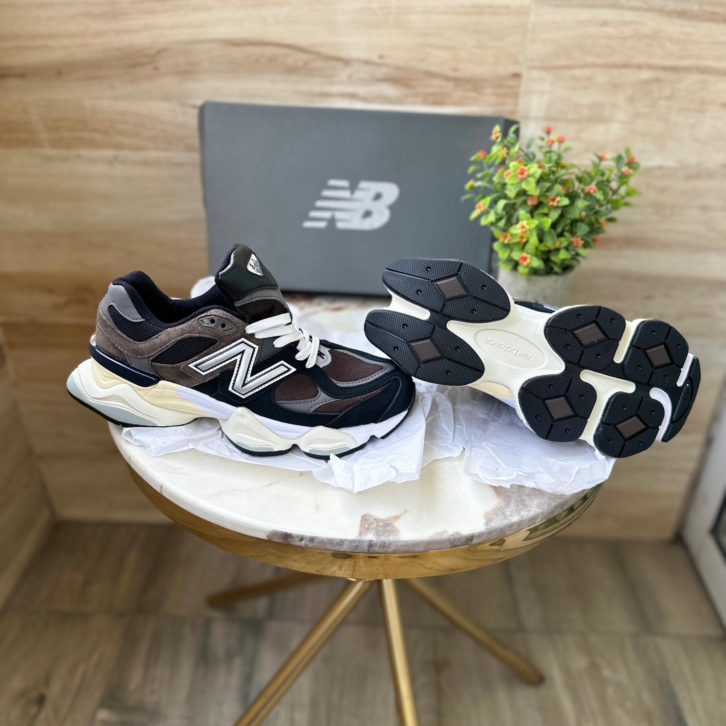 NEW BALANCE 9060 BLACK BROWN