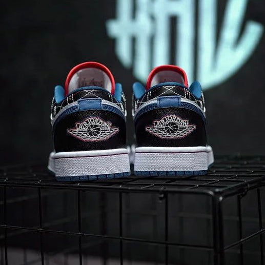 NIKE AIR JORDAN 1 LOW SE INDUSTRIAL BLUE SASHIKO