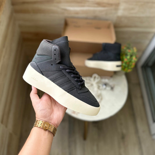 ADIDAS FEAR OF GOD MID BLACK WHITE