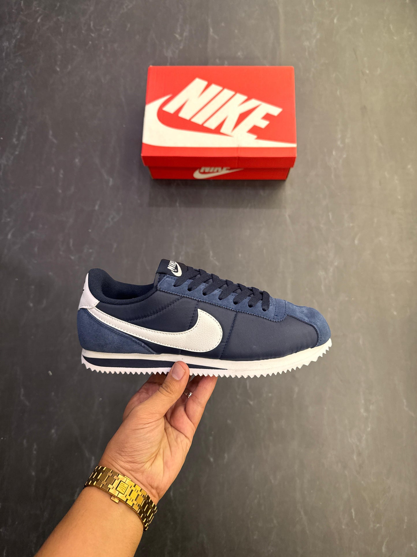 Nike cortez nylon navy